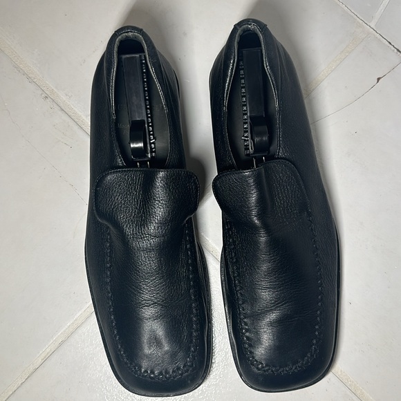 BRUNO MAGLI Men’s Leather Slip-on Black Size 10.5 - Picture 3 of 10